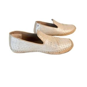 ✨🌊  Bohemian Beach Slip On Loafers, Go anywhere, anytime- Natural Beige, Size 6